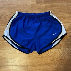 Blue Nike shorts